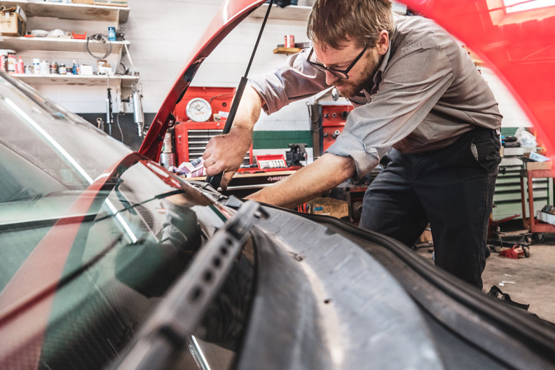 Technician at Work in Lakewood, CO | Mark Greene Automotive Repair